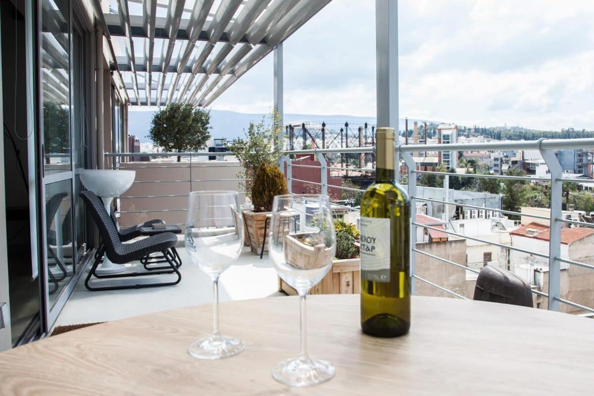 Appartamento Penthouse With 360 View Of Athens And Private Gym Esterno foto