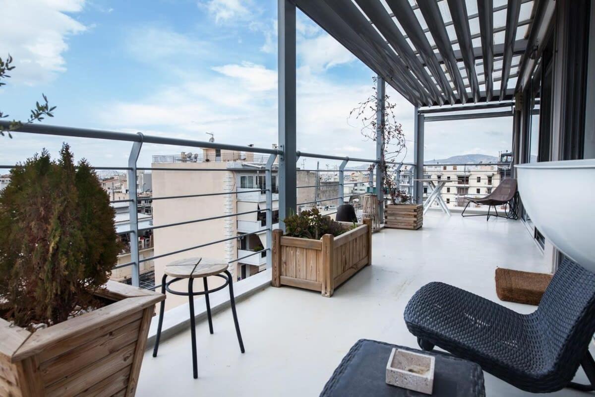 Appartamento Penthouse With 360 View Of Athens And Private Gym Esterno foto